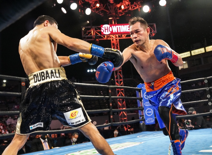 Photos Nonito Donaire Blasts Out Nordine Oubaali in Four For WBC Title